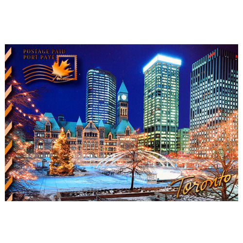 Postage Paid Postcard - Toronto Holiday Season